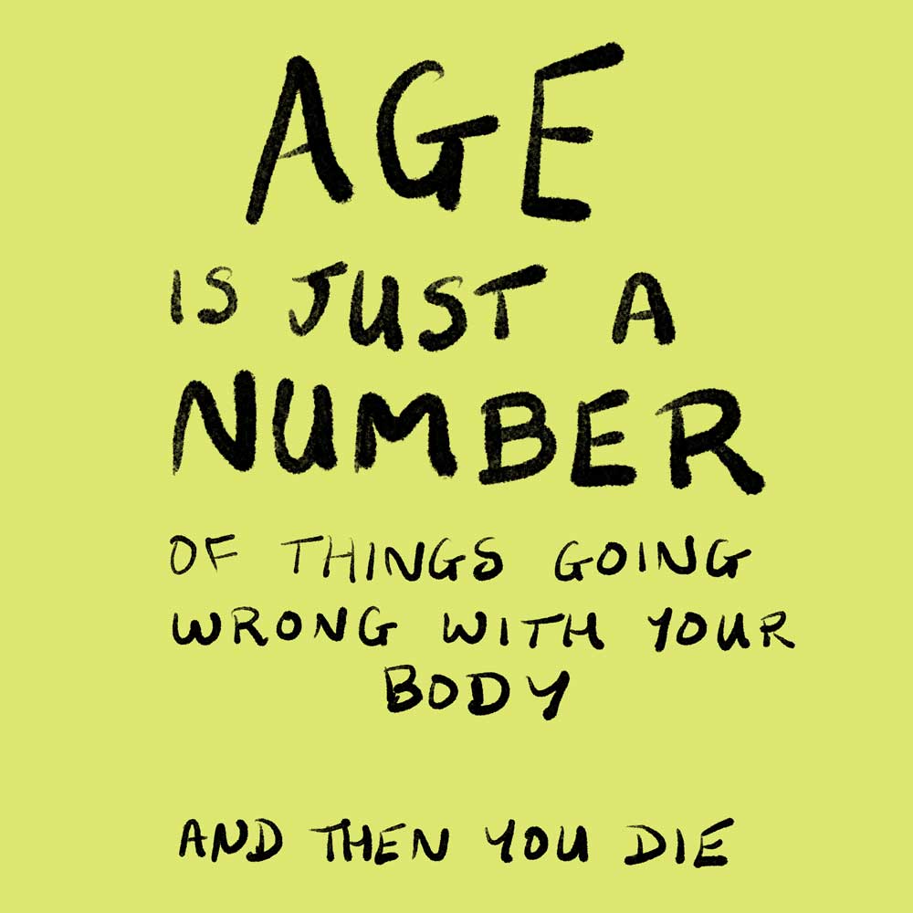 Text based art. Age is just a number