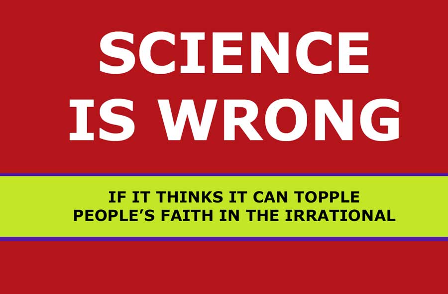 text-based art, antiscience, science is wrong